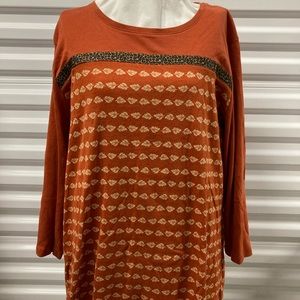 Kim Rogers Curvy 2X 3/4 Length Sleeve Knit